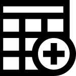 Table Add SVG Icon